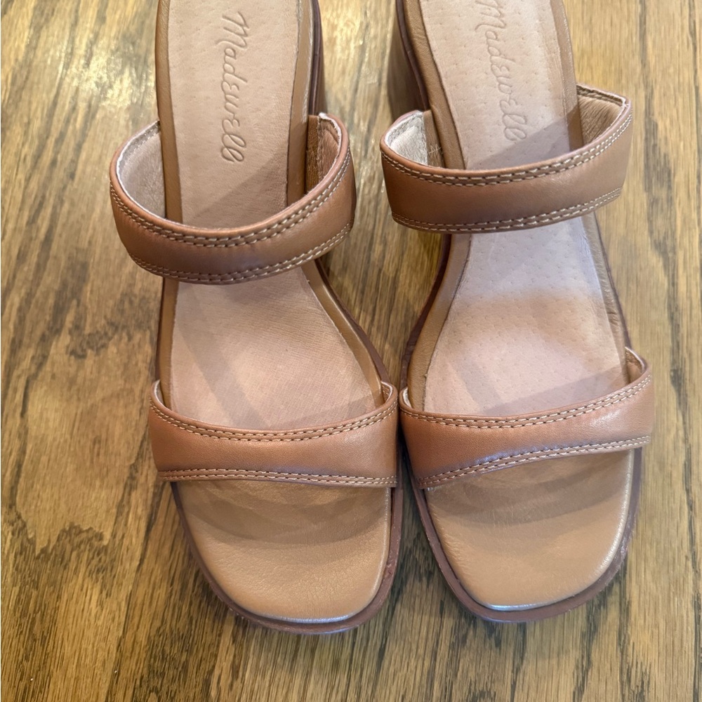 Madewell Women's Brown Leather Sandals